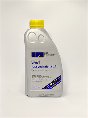 SRS Масло моторное VIVA 1 topsynth alpha LA 5W-30 (1 л) MB 229.52 4033885000533 - фото 4476
