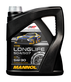 MANNOL Longlife 504/507 5W-30 Синтетическое масло - фото 5254